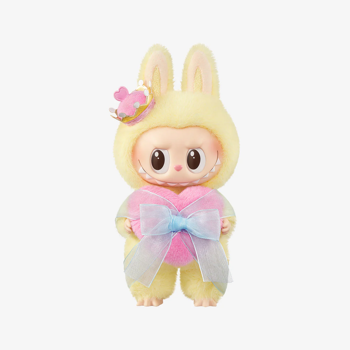 Cute Labubu Heart Hug Plush