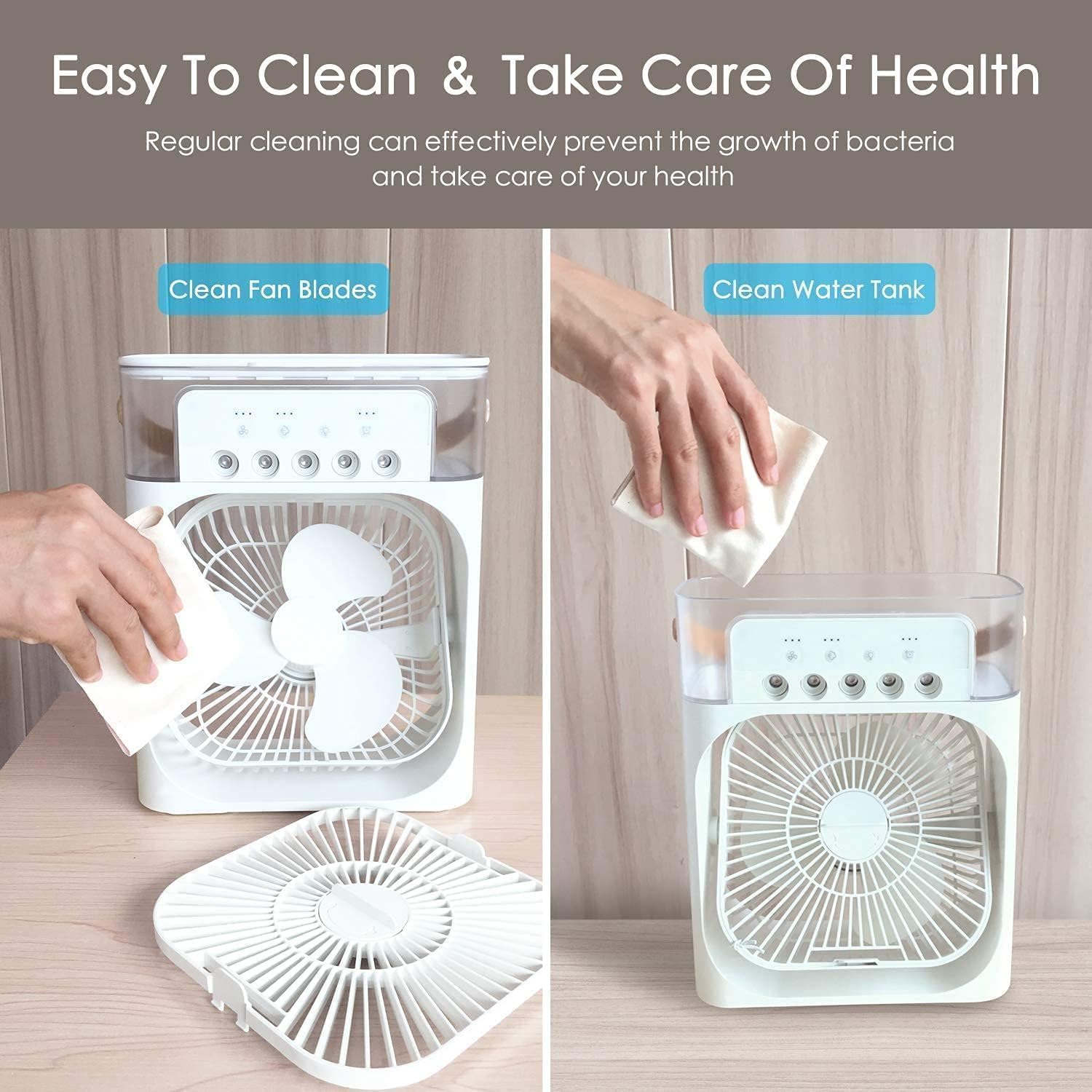 Portable Air Cooler Fan with Water Tank