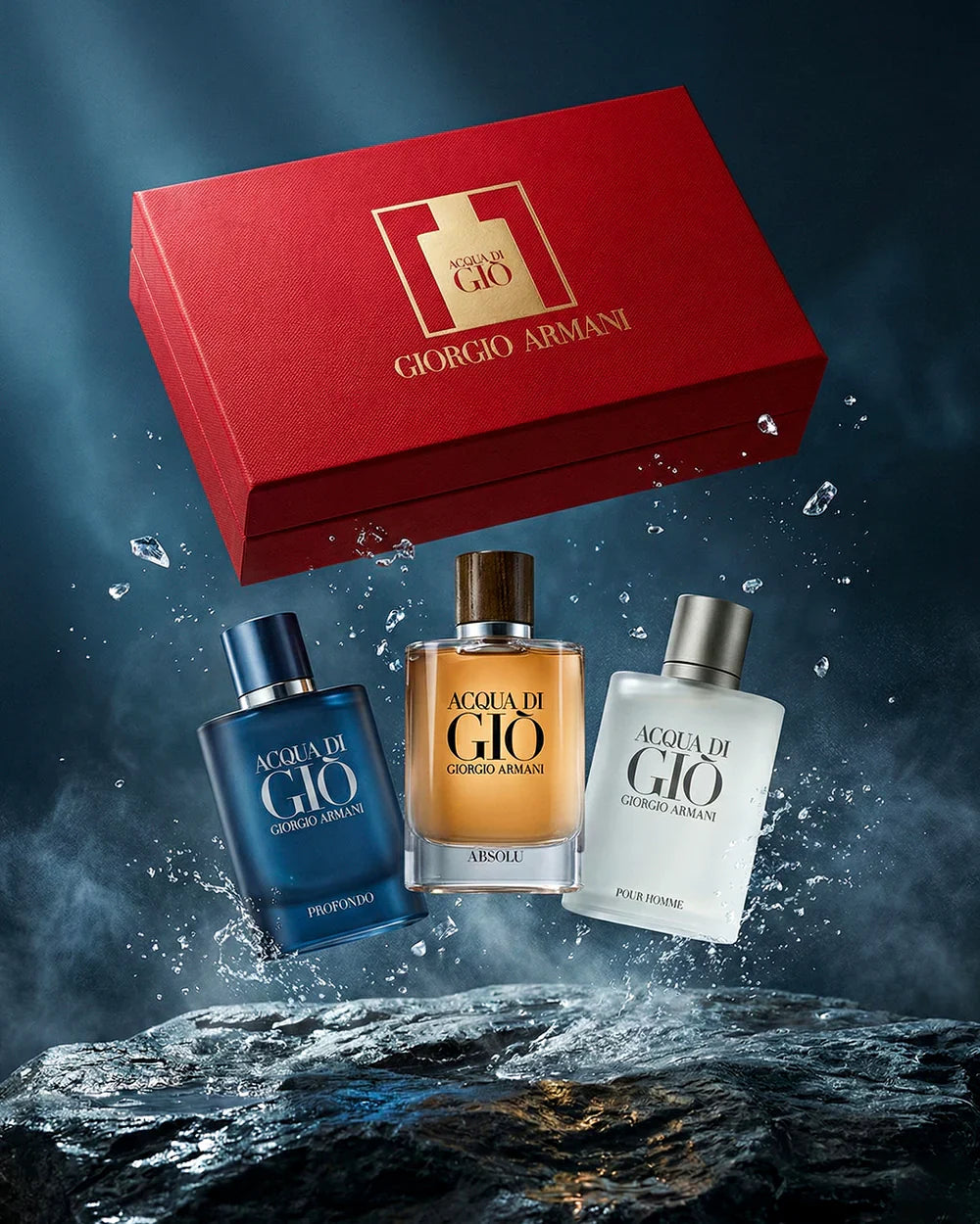 LUXURY PERFUME SET - ORIGINAL BOX (ARMANI)
