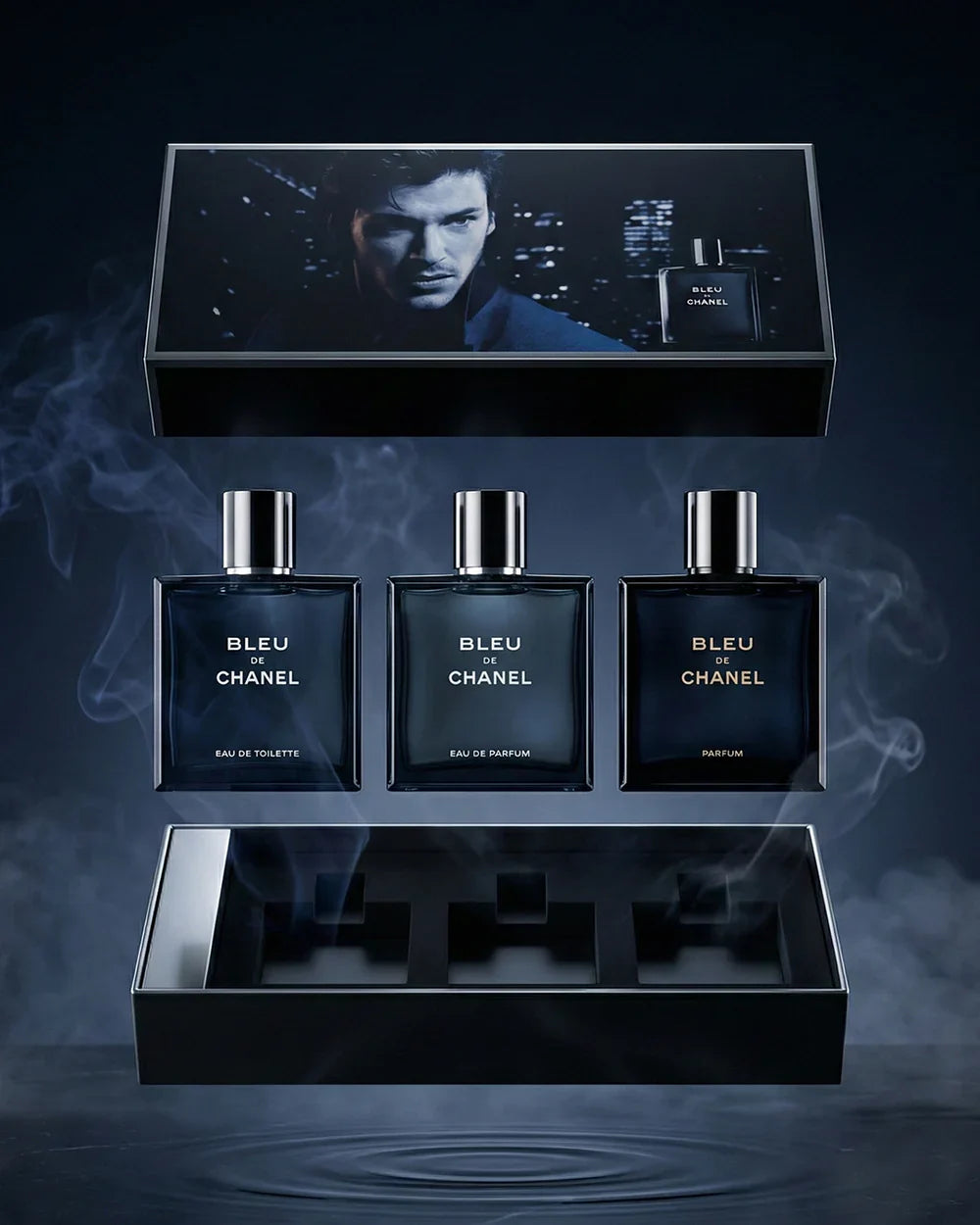 LUXURY PERFUME SET - ORIGINAL BOX (BLUE DE CHANEL)