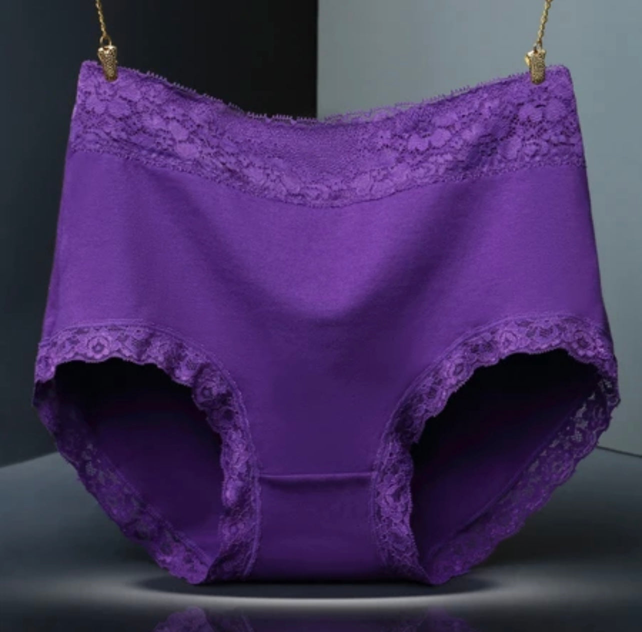 HIGH WAIST COTTON BRIEFS