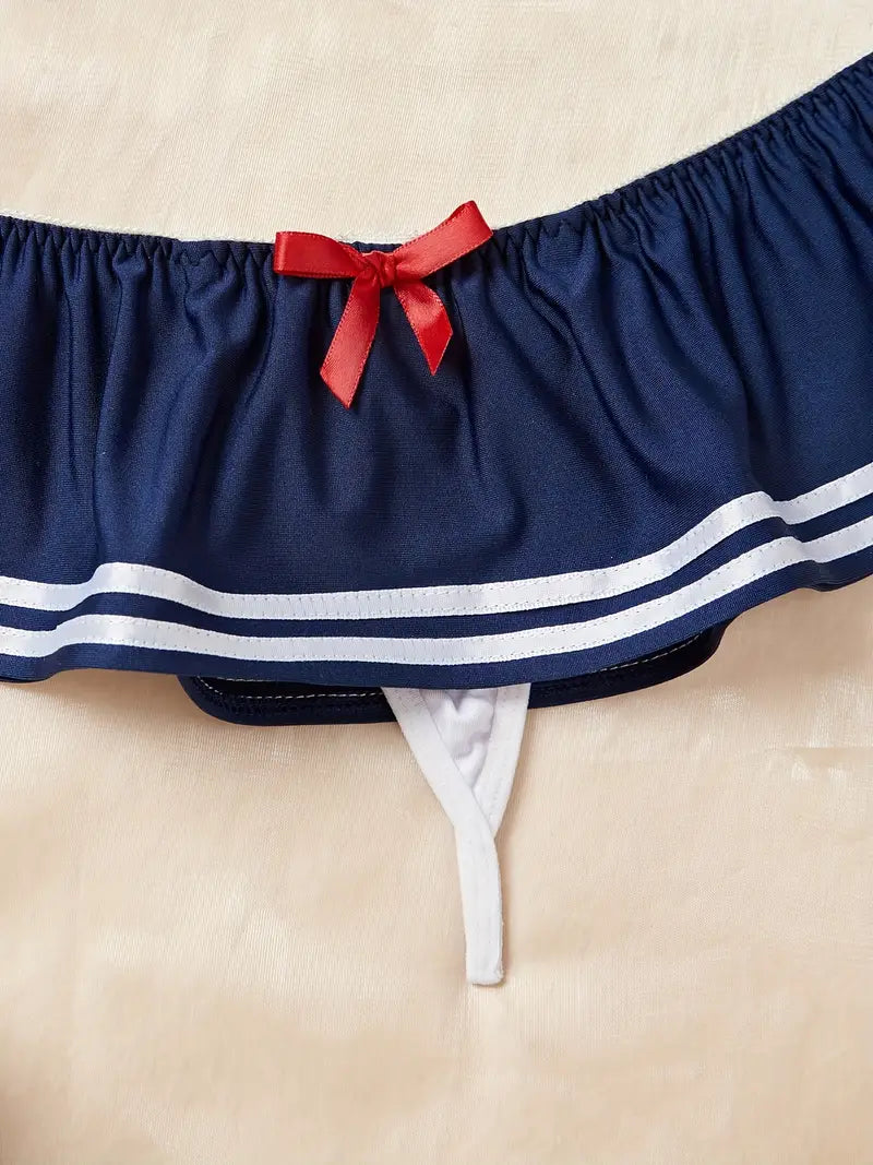 NAUTICAL INSPIRED LINGERIE SET