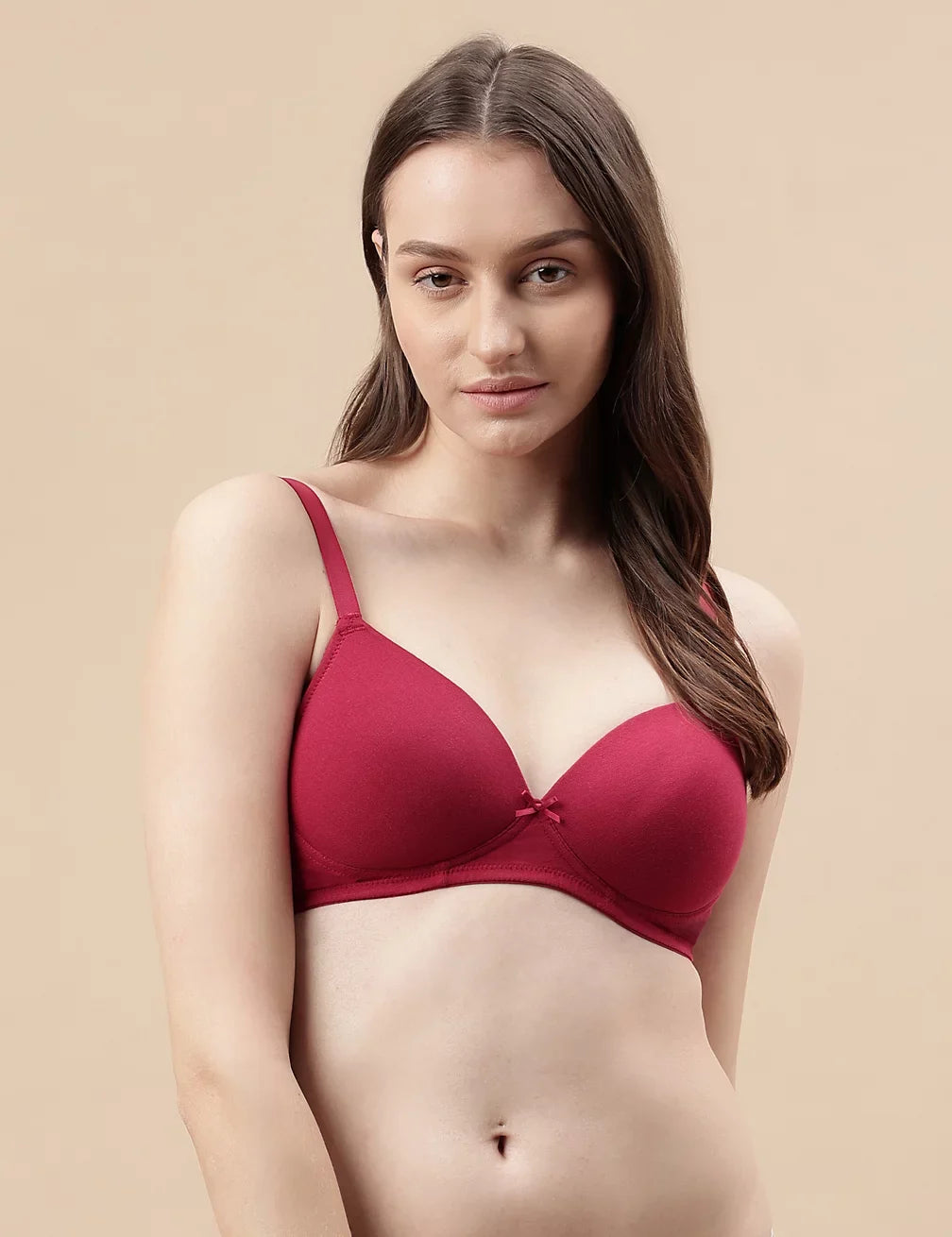 COTTON MIX PADDED BRA