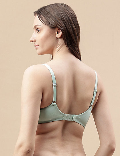 COTTON MIX PADDED BRA