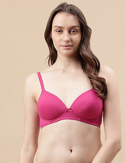 COTTON MIX PADDED BRA