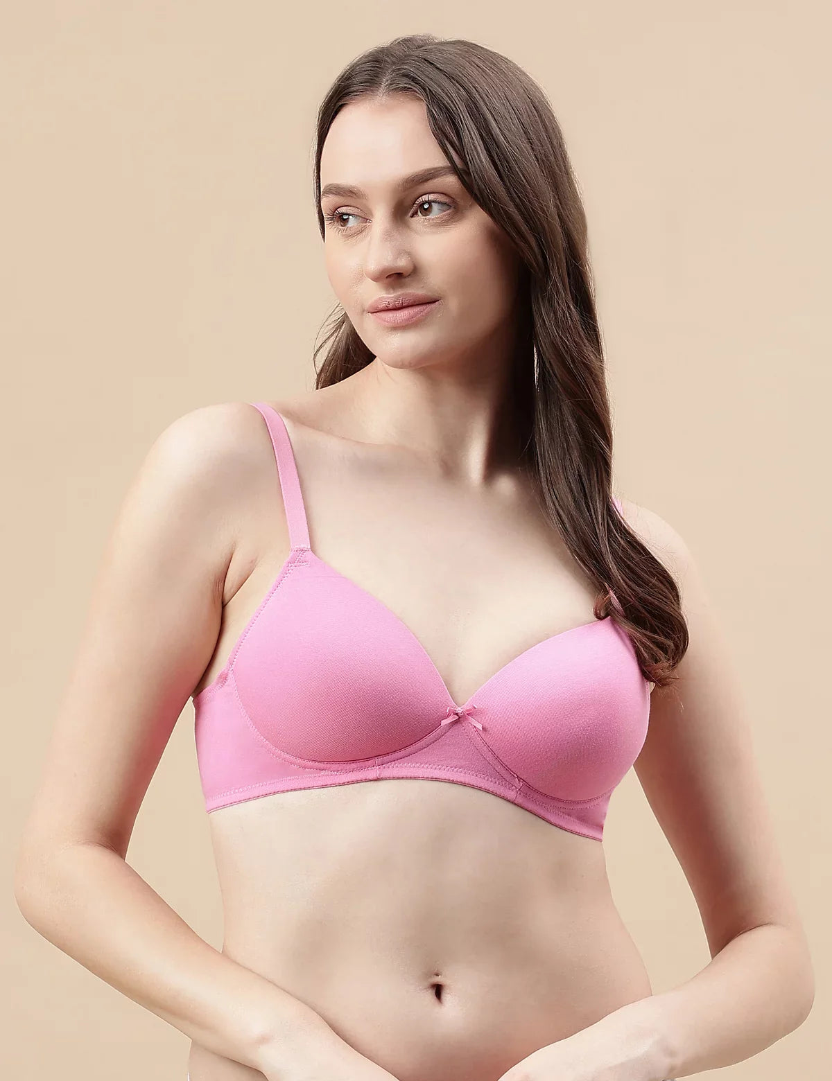 COTTON MIX PADDED BRA