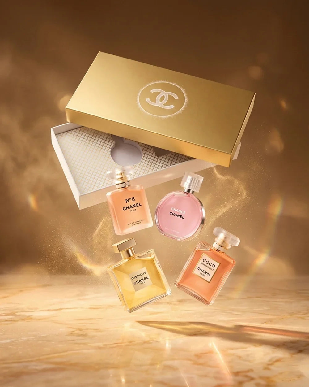 LUXURY PERFUME SET - ORIGINAL BOX (CHANEL)
